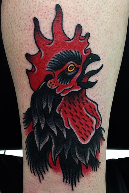 Tattoos - black cock tattoo - 89800